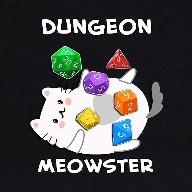 Dungeon Meowster | Dungeon Master Cat by AmandaPandaBrand